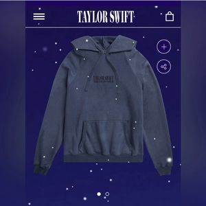 Taylor Swift the eras tour blue hoodie